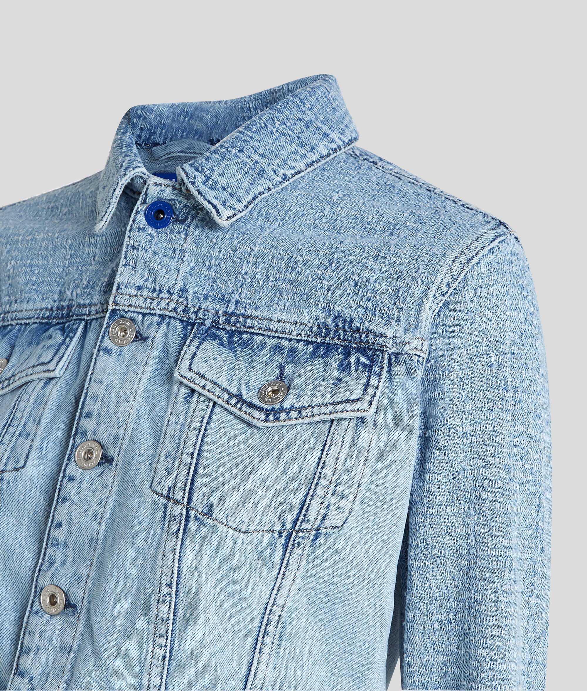 (image for) Eco-Conscious KLJ Bouclé Denim Jacket